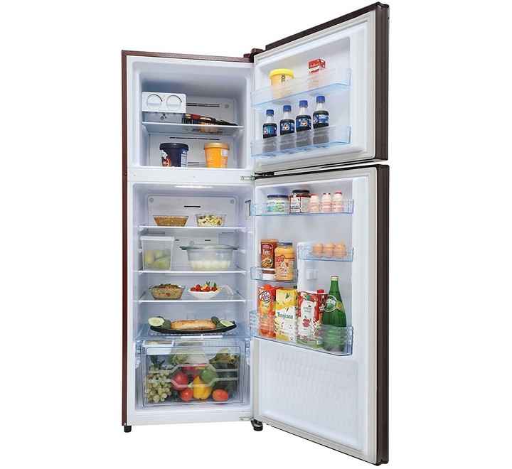 Lloyd 310 L 2 Star Inverter Frost Free Double Door Refrigerator (GLFF312AMWT1PB Metallic Wine)